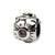 Multicolor CZ Charm Bead in Sterling Silver