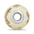 Hand Paint Scarletserenade Large Fenton Glass Charm Bead in Sterling Silver