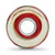 Hand Painted Ribbon Candy Fenton Glass Charm Bead in Sterling Silver