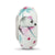 Hand Painted Stella Mouse Fenton Glass Charm Bead in Sterling Silver
