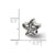 Swarovksi Crystal Starfish Charm Bead in Sterling Silver