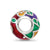 City Impressions Mexico Moasic Enamel Charm Bead in Sterling Silver
