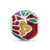 City Impressions Mexico Moasic Enamel Charm Bead in Sterling Silver