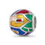 City Impressions Mexico Moasic Enamel Charm Bead in Sterling Silver