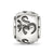 Antiqued Om Charm Bead in Sterling Silver