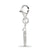 Seahorse Charm in Sterling Silver