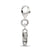 Antiqued Ornate Charm in Sterling Silver