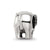 Antiqued Elephant Charm Bead in Sterling Silver