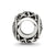 Zodiac Aquarius Charm Bead in Sterling Silver