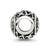 Zodiac Virgo Charm Bead in Sterling Silver