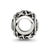 Zodiac Gemini Charm Bead in Sterling Silver