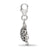 CZ Sea Turtle Charm in Sterling Silver