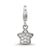CZ Star Charm in Sterling Silver
