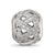 CZ Cut-Out Weaved Charm Bead in Sterling Silver