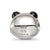 Enamel Panda Bear Charm Bead in Sterling Silver