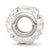 Preciosa Crystal Charm Bead in Sterling Silver