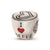 Enamel I Heart Coffee Mug Charm Bead in Sterling Silver