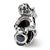 Sterling Silver September CZ Antiqued Bead Charm hide-image