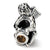 Sterling Silver November CZ Antiqued Bead Charm hide-image
