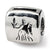 Sterling Silver Virgo Zodiac Antiqued Bead Charm hide-image