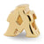 Letter A Charm Bead in Gold Plated