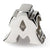 Sterling Silver Letter A Bead Charm hide-image