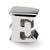 Sterling Silver Letter E Bead Charm hide-image