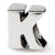 Sterling Silver Letter K Bead Charm hide-image