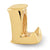 Gold Plated Letter L Bead Charm hide-image