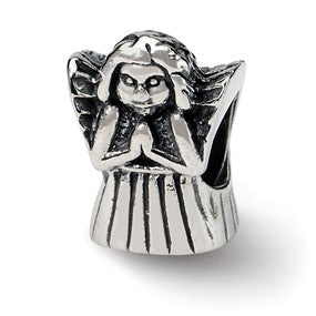 Sterling Silver Praying Angel Bead Charm hide-image