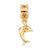 Dolphin Charm Dangle Bead in Gold Plated