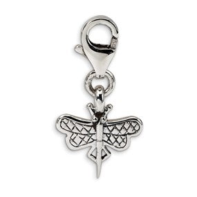 Sterling Silver Dragonfly Click-on for Bead Charm hide-image