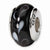 Sterling Silver Black Hand-blown Glass Bead Charm hide-image