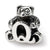 Sterling Silver Kids Letter Q Bead Charm hide-image