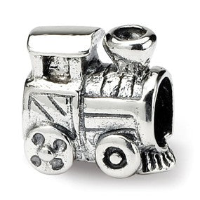 Sterling Silver Kids Train Bead Charm hide-image