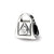 Kids CZ Handbag Charm Bead in Sterling Silver