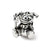 Kids Jester Charm Bead in Sterling Silver