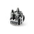 Kids Castle Charm Bead in Sterling Silver