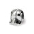 Kids Baseball Cap Charm Bead in Sterling Silver