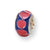Sterling Silver Kids Pink Hand-blown Glass Bead Charm hide-image