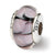 Sterling Silver Kids Black Hand-blown Glass Bead Charm hide-image