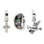 Sterling Silver Religious Boxed Bead Set Charm hide-image