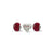 Red Hot Mom Boxed Charm Bead Set in Sterling Silver