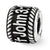 Sterling Silver Rope Edge w/Cross Personalized Bead Charm hide-image