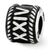 Rope Edge w/Infinity Personalized Charm Bead in Sterling Silver