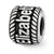 Personalized Name Charm Bead in Sterling Silver