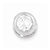 Sterling Silver Round CZ Chain Slide Pendant, Classy Pendants for Necklace