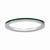 Sterling Silver Green Enameled 1.5mm Ring