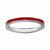 Sterling Silver Red Enameled 2.25mm Ring