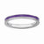 Sterling Silver Purple Enameled 2.25mm Ring